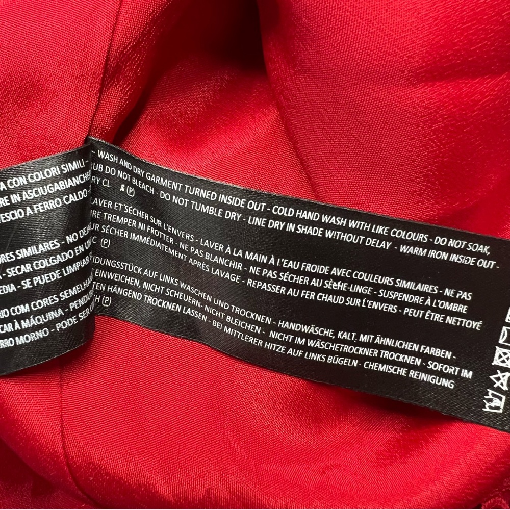 Keepsake the Label Indulge Cowl Neck Sheath Dress Size XL NWT Red Wedding Guest - Picture 14 of 14